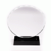 trophée personnalisé en cristal rond